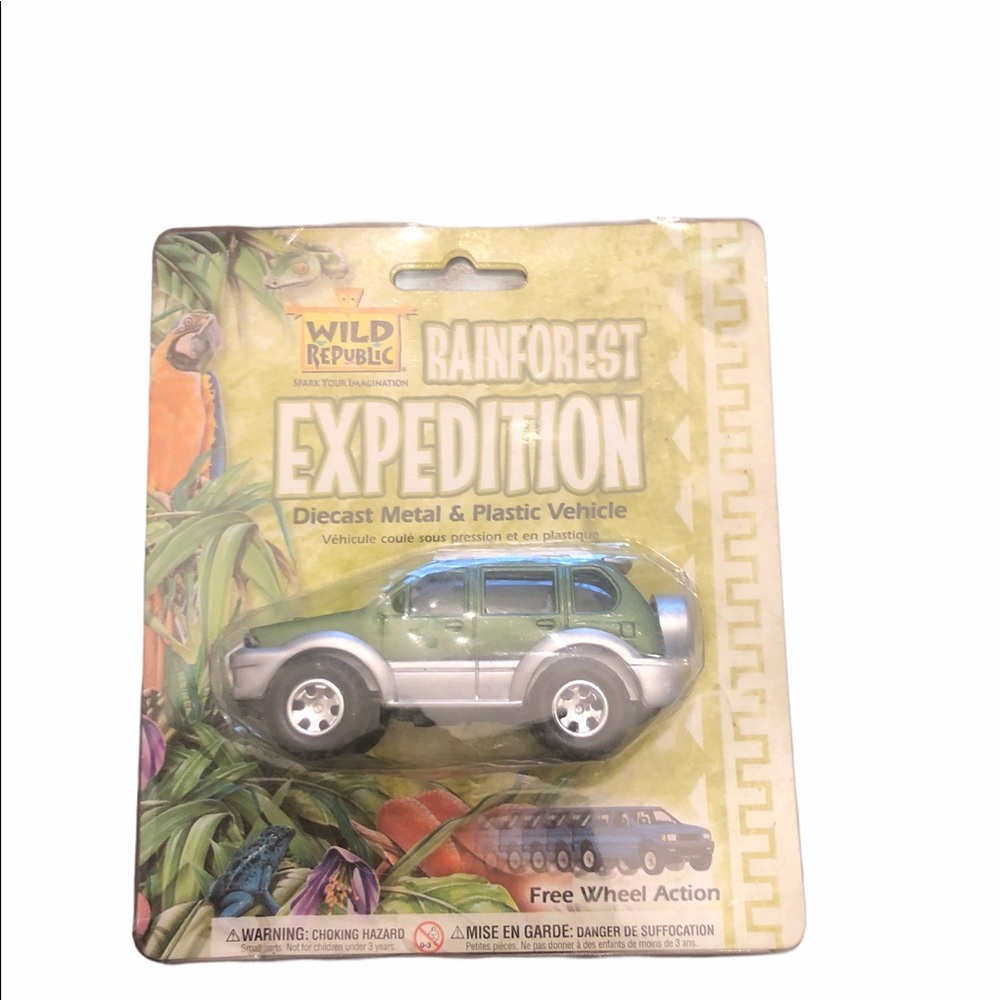 Wild Rainforest expedition truck suv collect toy